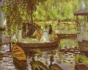 La Grenouillere,, Pierre-Auguste Renoir